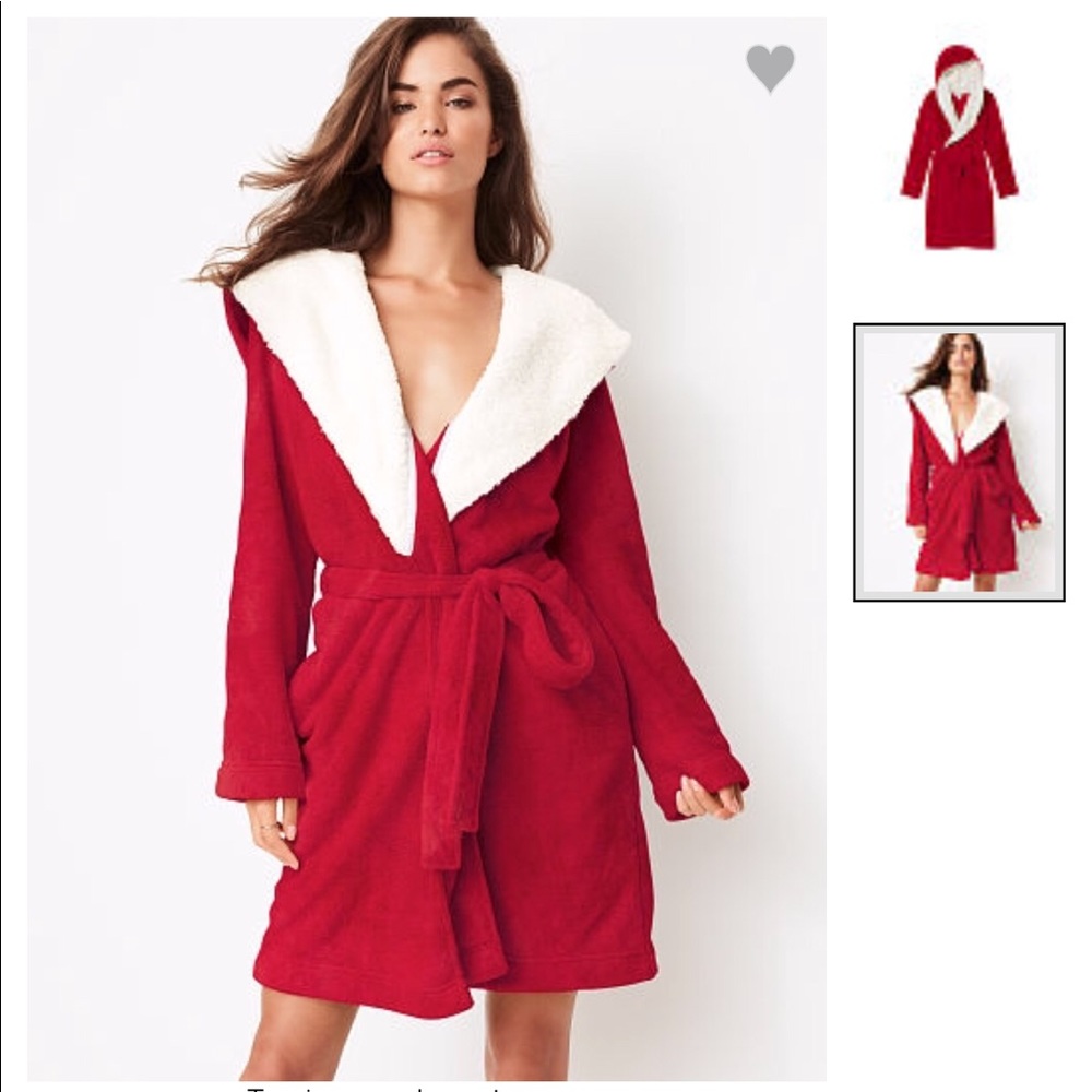 NWT Victoria’s Secret Cozy Short Robe, size M/L